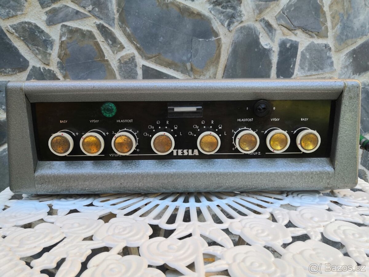 Elektronkový Zesilovač Tesla azk 201