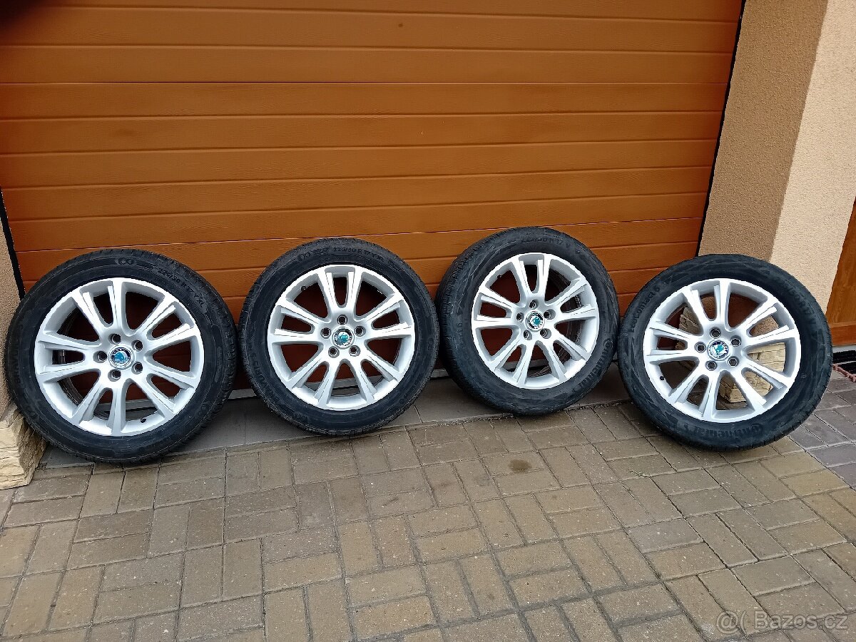 Alu.kola škoda R 17 5×112  7j .et 54 etni pneu