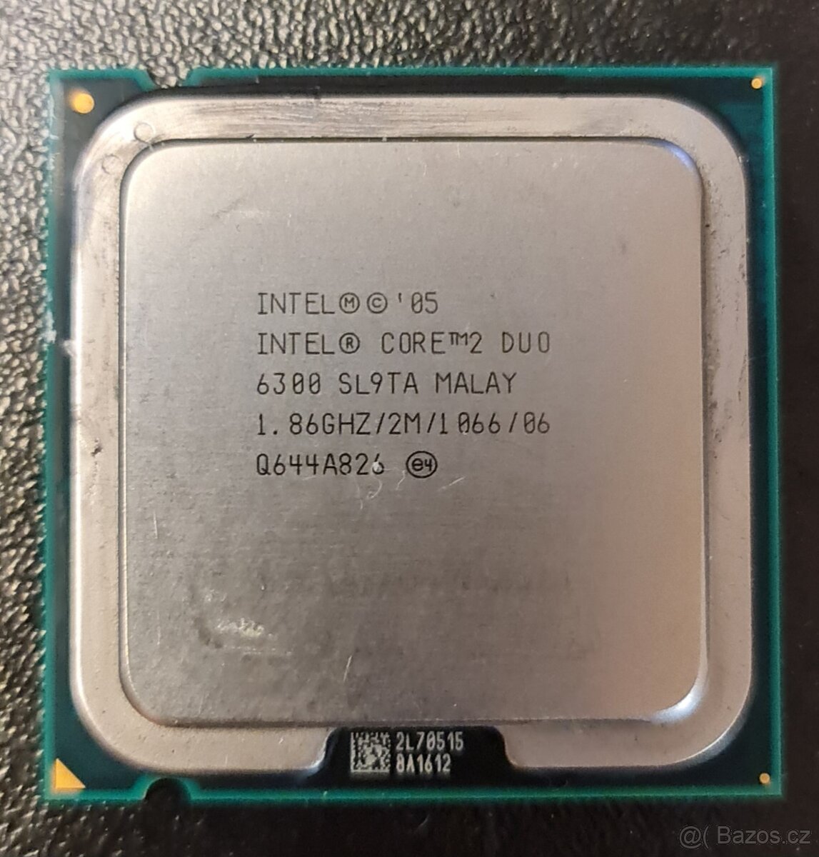 Intel® Core™2 Duo E6300
2M Cache, 1.86 GHz, 1066 MHz FSB