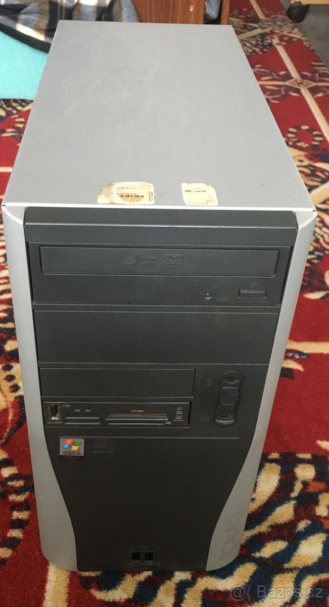 Prodam starsi funkcni pc na beznou praci bez zdroje