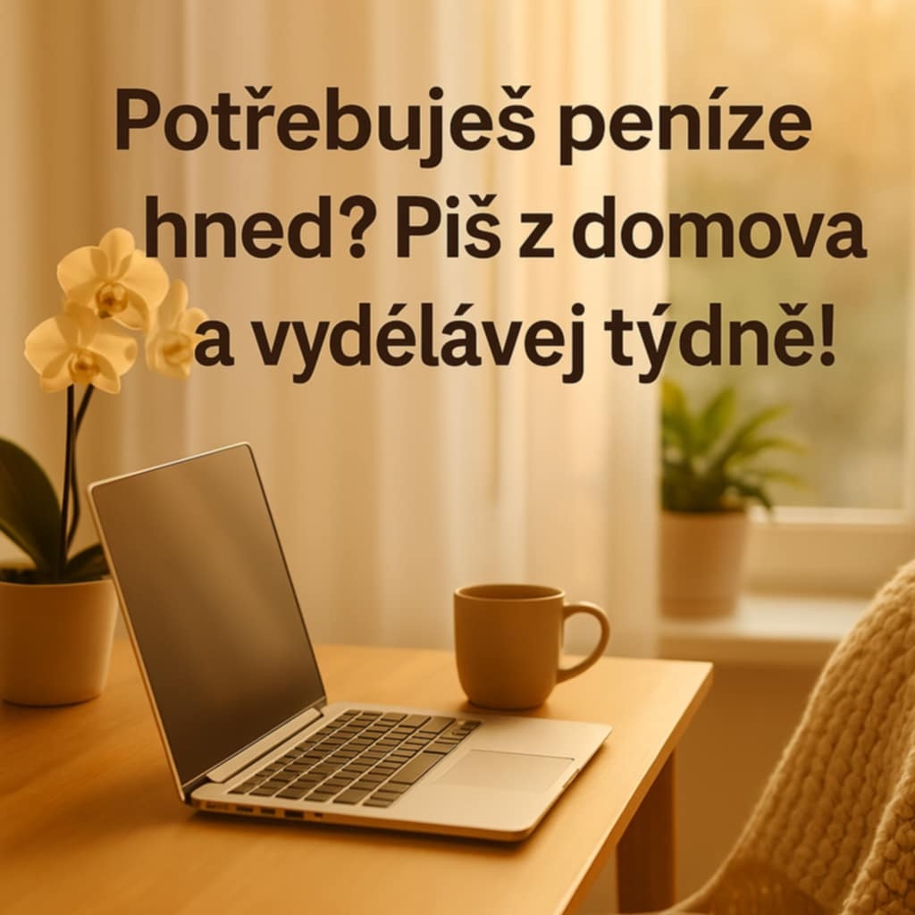 Výplata týdně Práce z domova