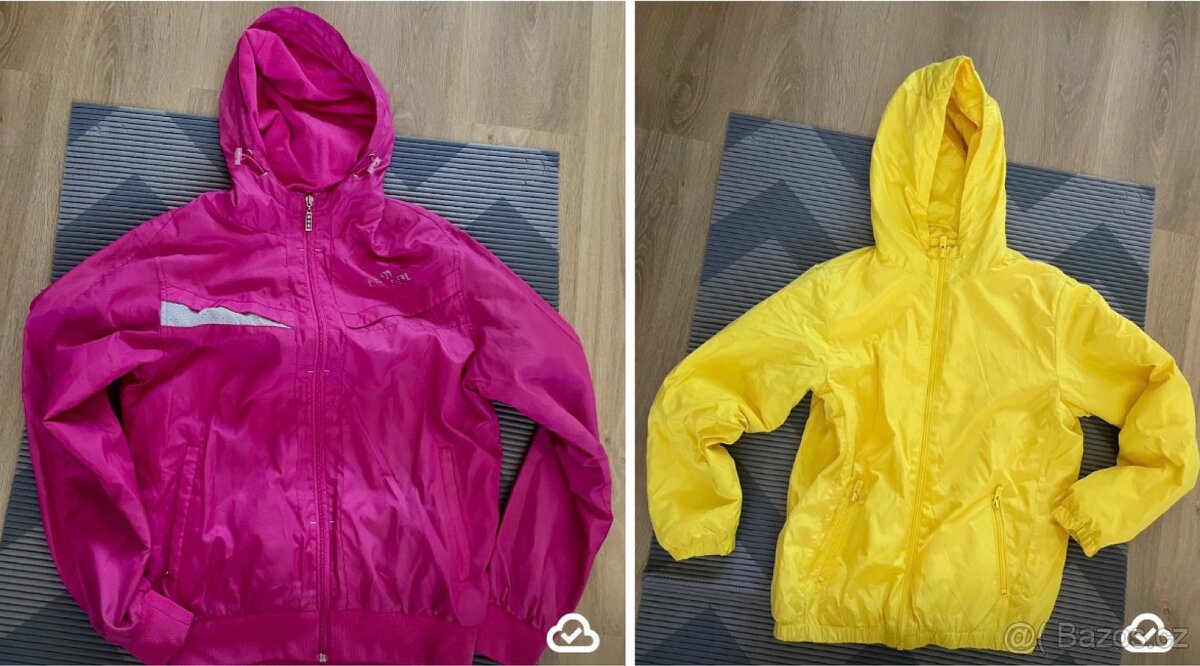 2x Podšitá šusťáková bunda OES vel. 9 let jako nová