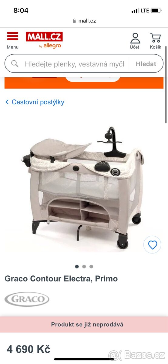 Graco Contour Electra, Primo