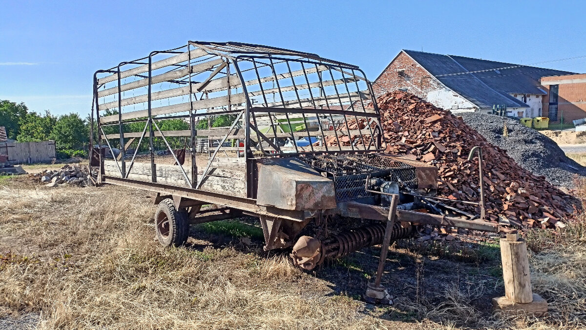 Plošinový vůz, dvoukolák