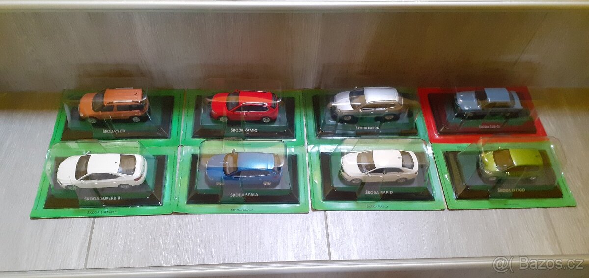 Modely škoda 1:43 DeAgostini