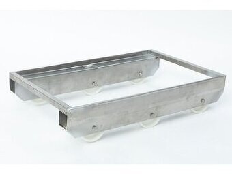 nerezový vozík pod přepravky E2