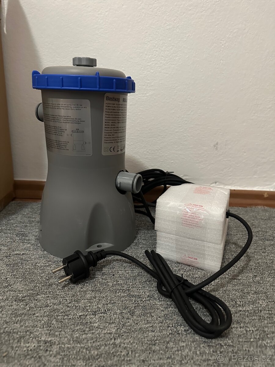 Nová filtrace a závěsný skimmer bestway