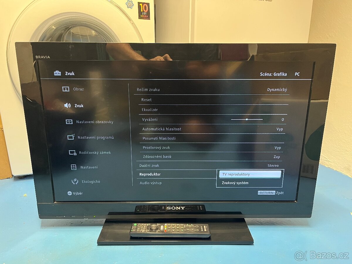 Televize Sony Bravia KDL-32BX320, úhlopříčka 32”/80cm