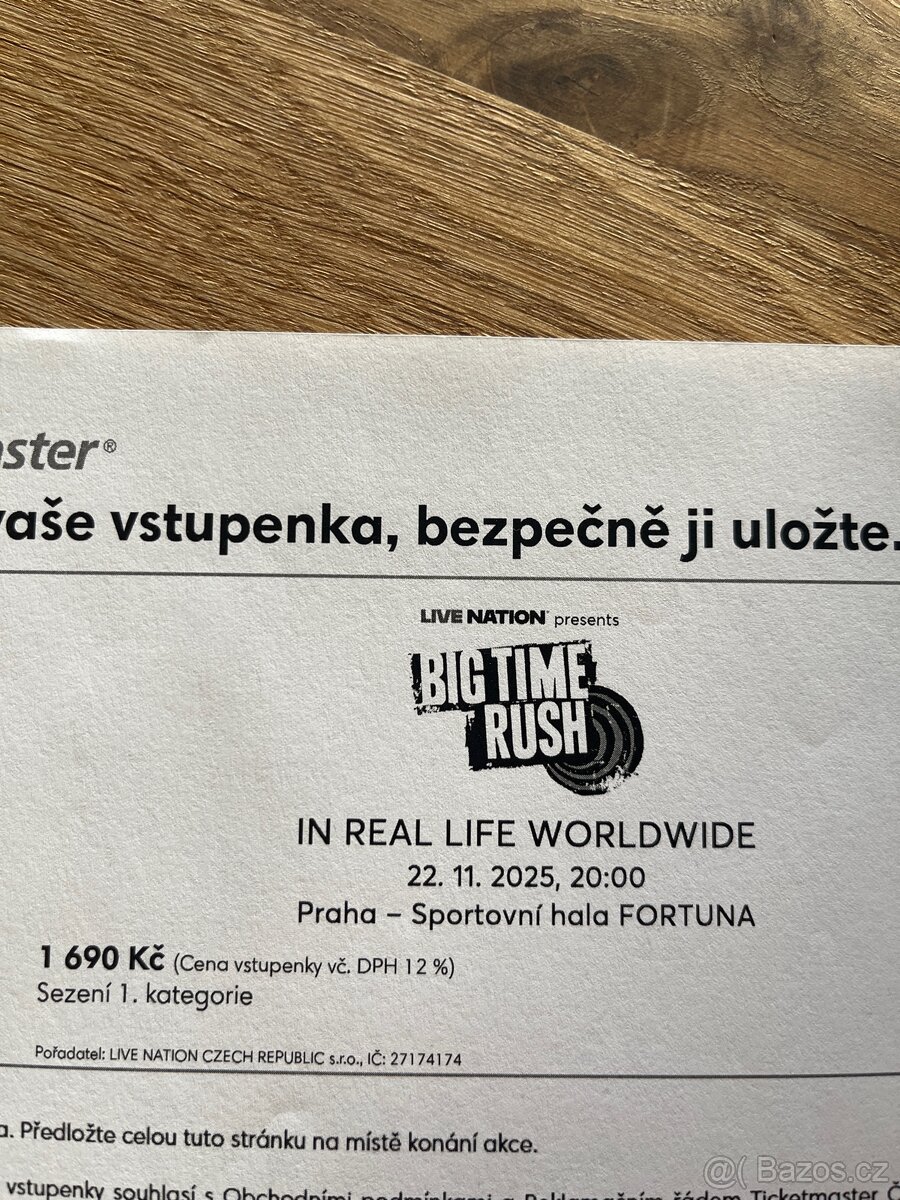 BIG TIME RUSH PRAHA 22.11.2025