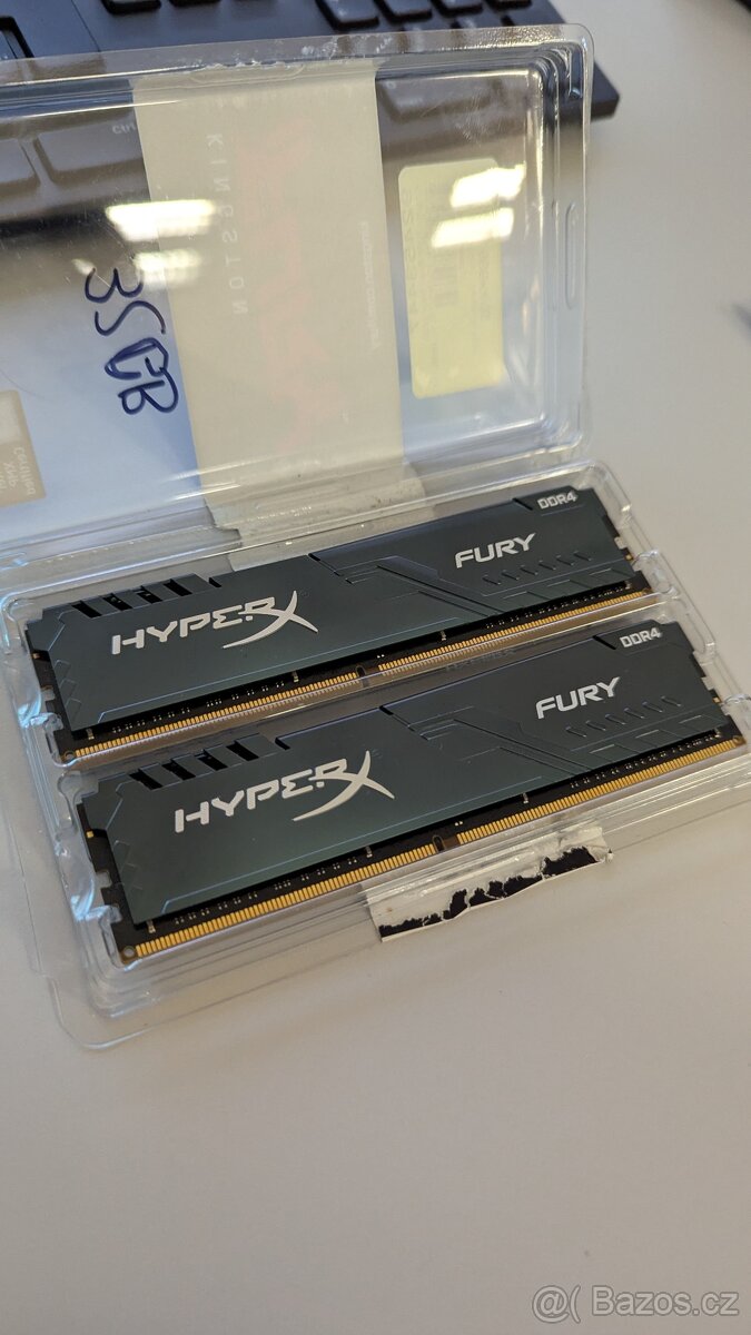 Paměti RAM DDR4 2x16 GB tj. 32GB 2666mhz cl16