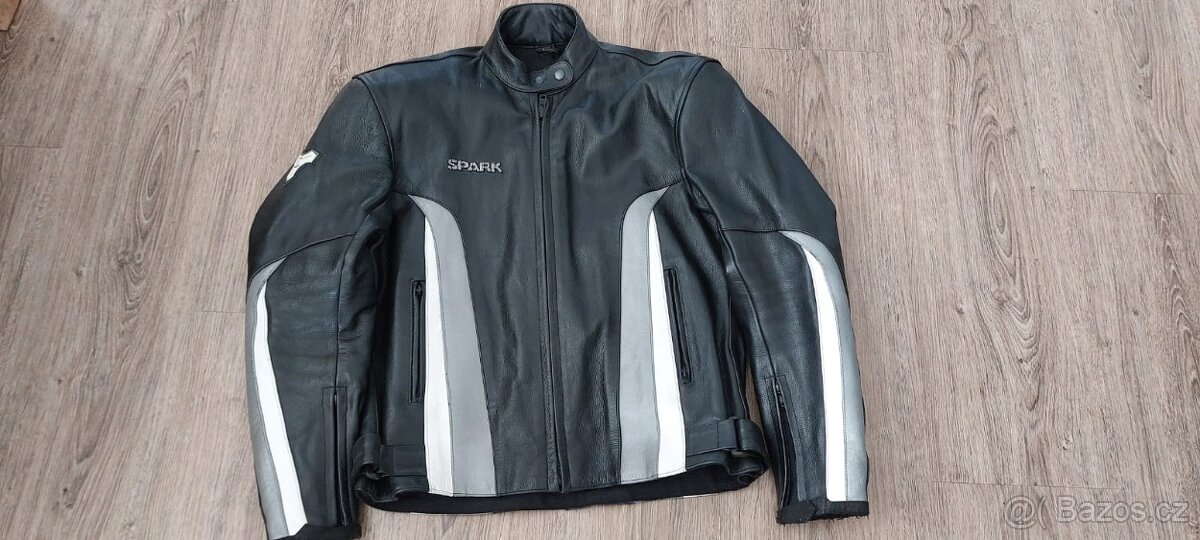 Kožená bunda na motorku Spark