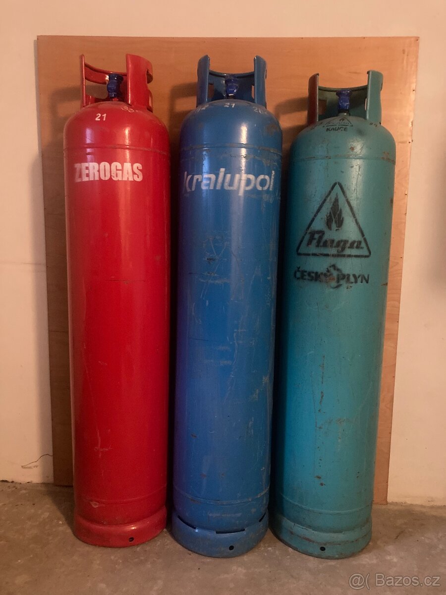 Propanbutanové láhve 33 kg