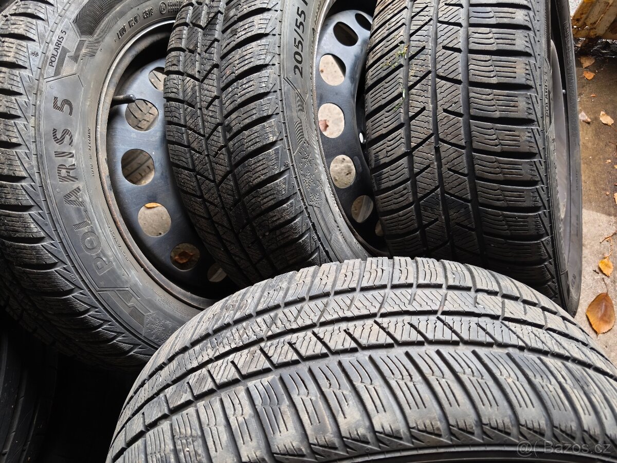 Sada pneu s disky 205/55/r16 Barum zimní