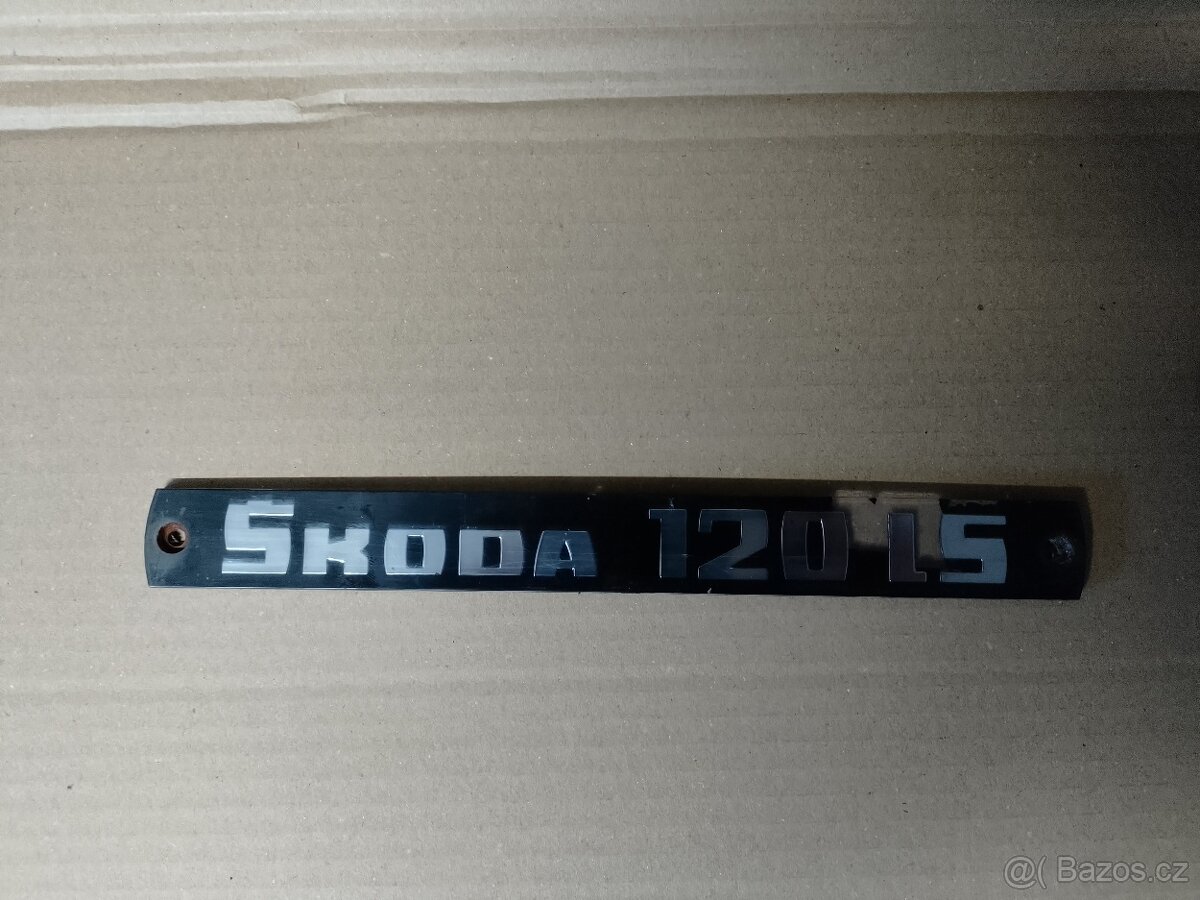 Škoda 120LS nápis