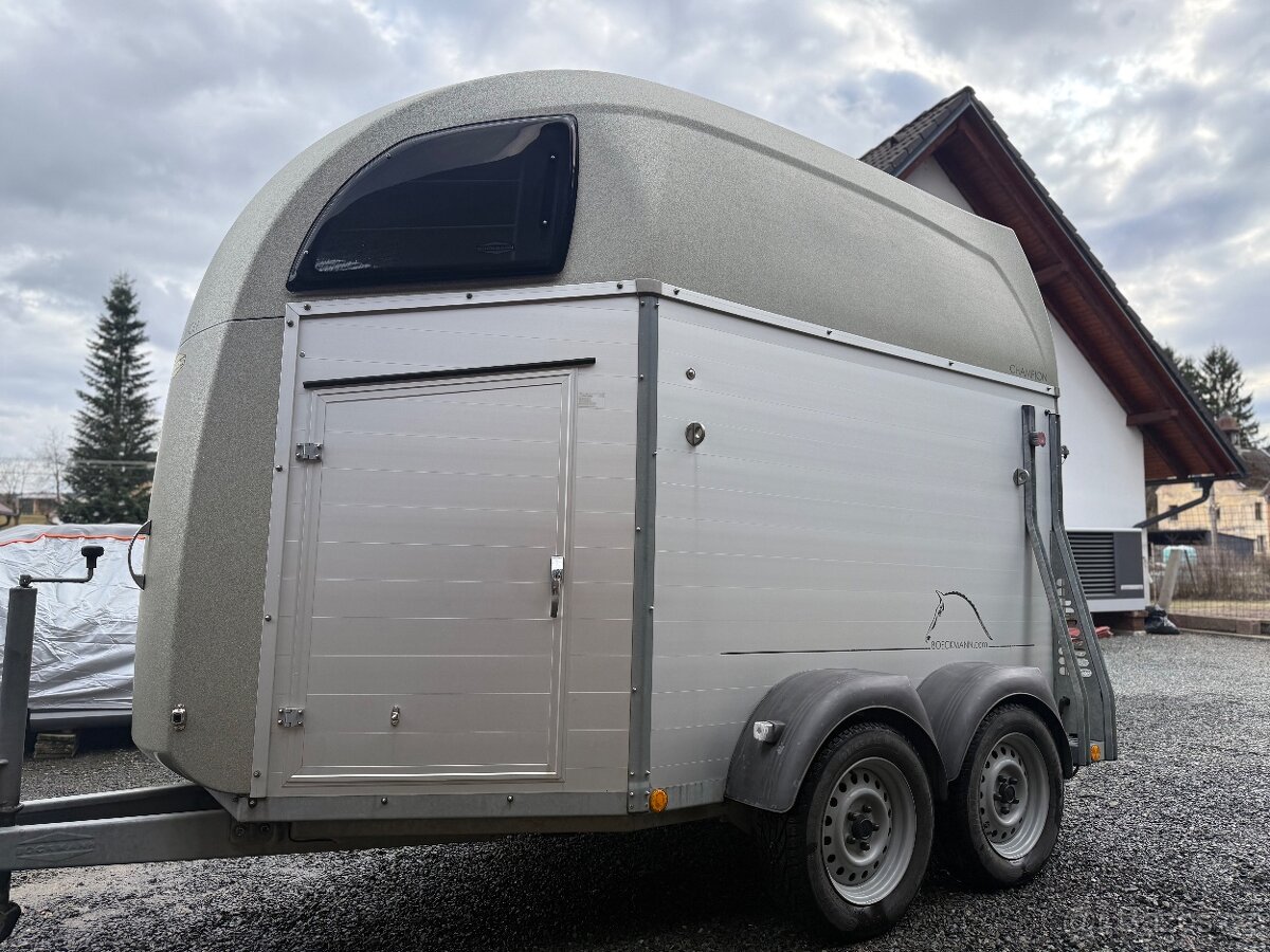 Böckmann Champion R - celohliníkový přepravník pro 2 koně, s