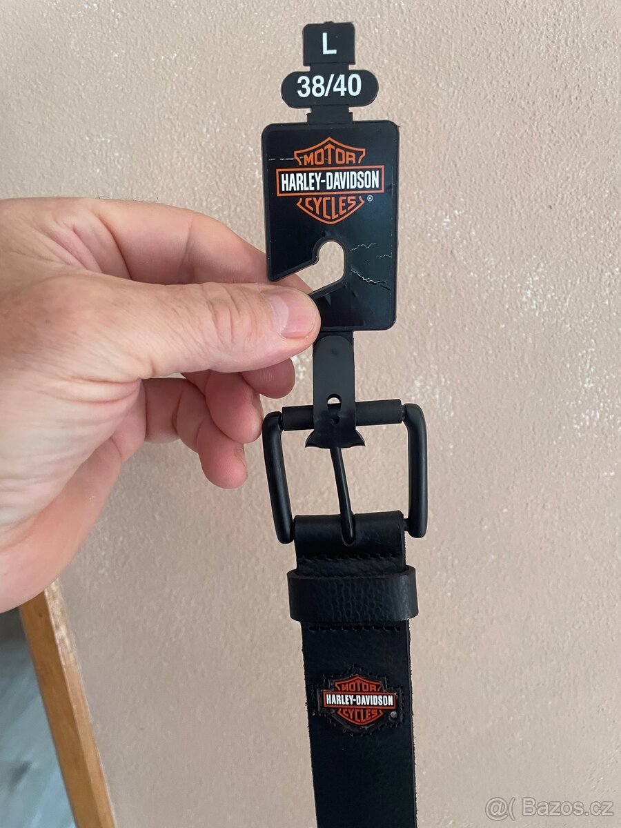 Prodám Černý opasek Harley Davidson