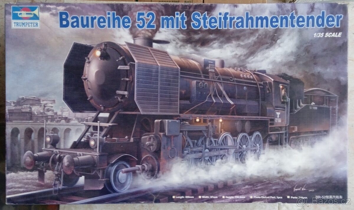 Plastikový model lokomotivy 1/35