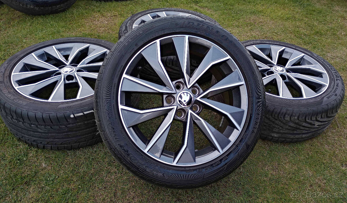 16 originál 5x100 ŠKODA RAPID FABIA letní 215/45 R16