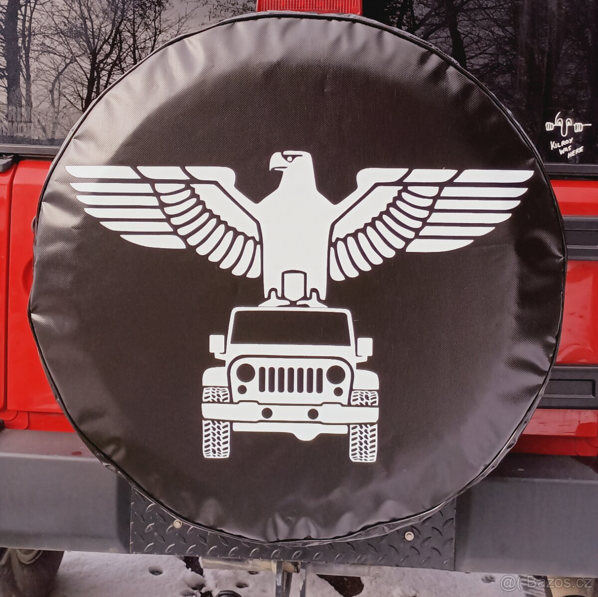 Jeep Wrangler obal na rezervu