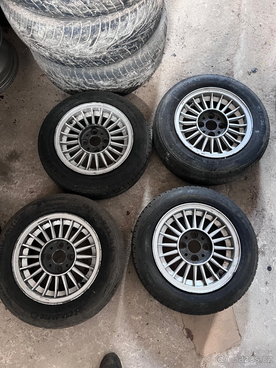 BMW E21 Originální ALU 4x100 R13 ET18