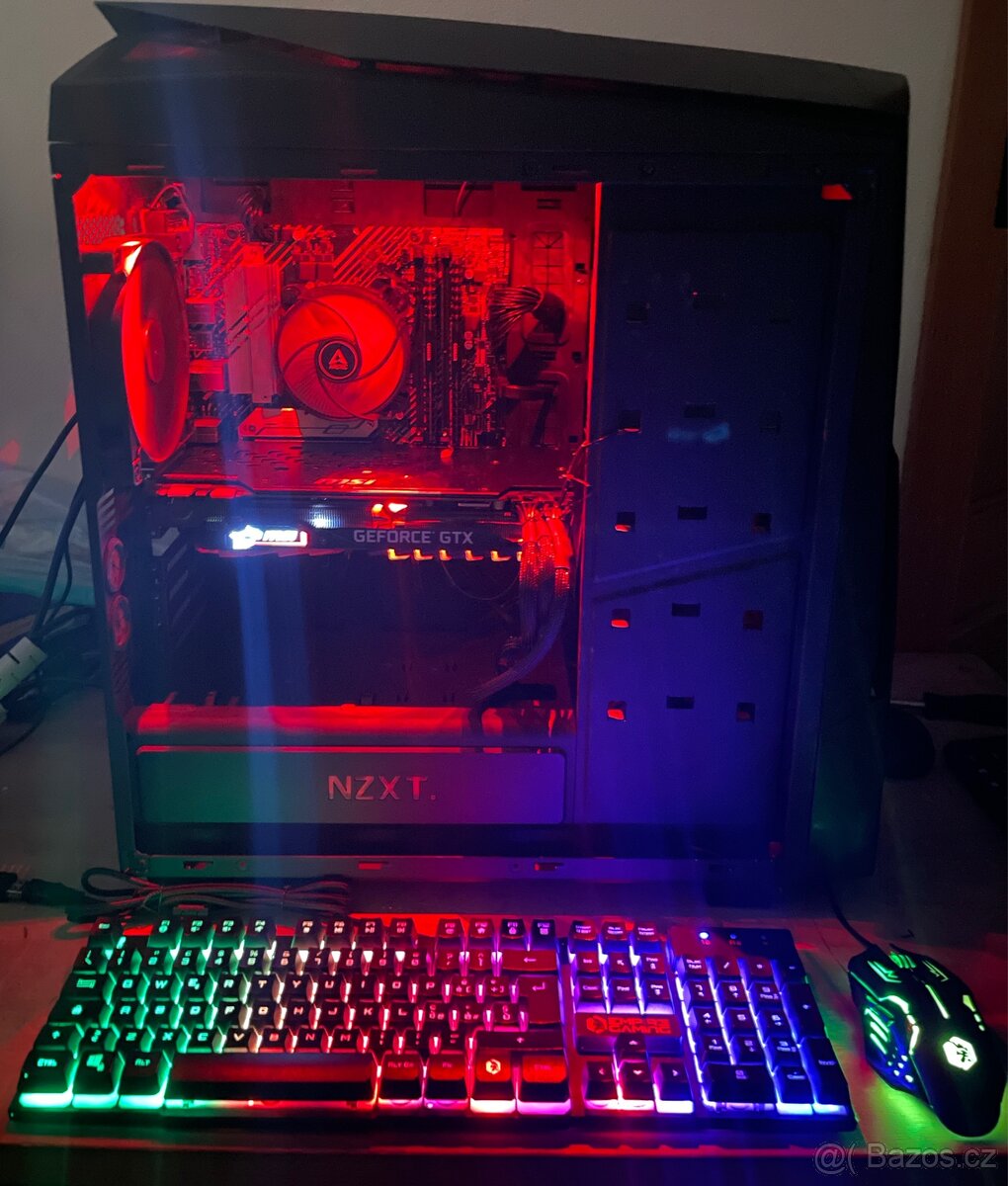 Herní PC i5-11400 16GB RAM 512GB SSD 2TB HDD GTX1080Ti