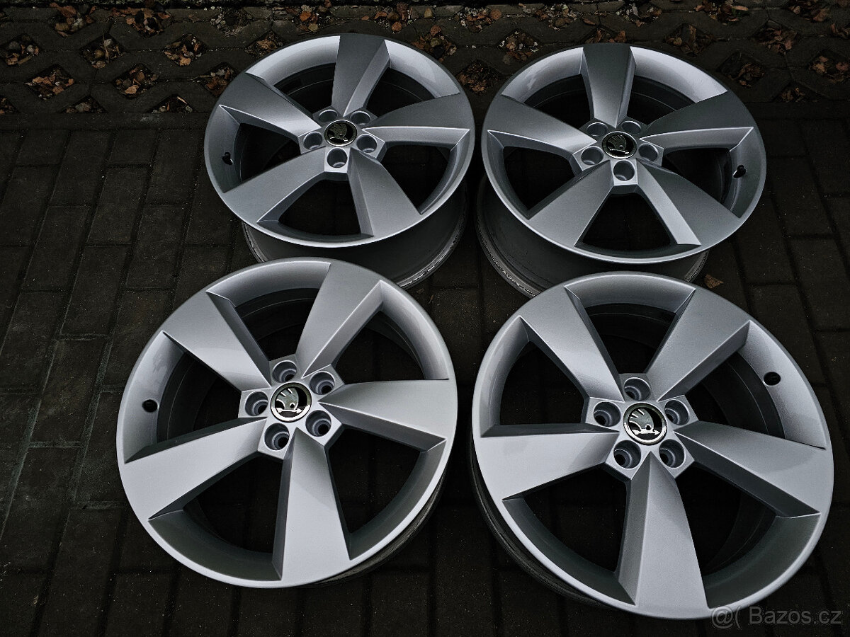 ALU kola disky Škoda 5x100 R17 Rapid Fabia 5JA