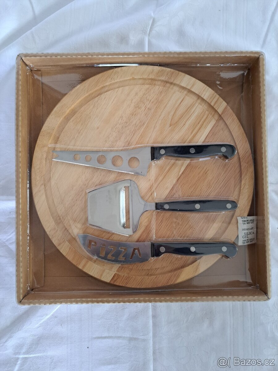 NOŽE, PRKÉNKO, SÝROVÝ SET