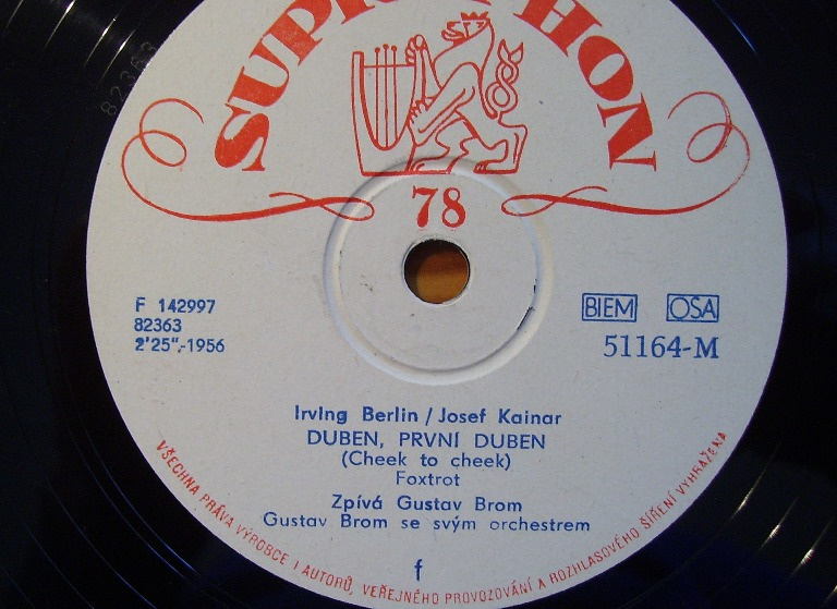 EP deska G.Brom, J.Veselá 1956-Duben,Harfy v nebi/42/