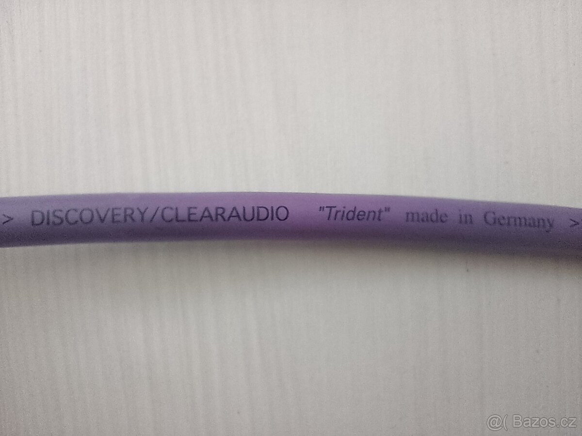 Prodám signàlové kabely Clearaudio Trident 0,5m