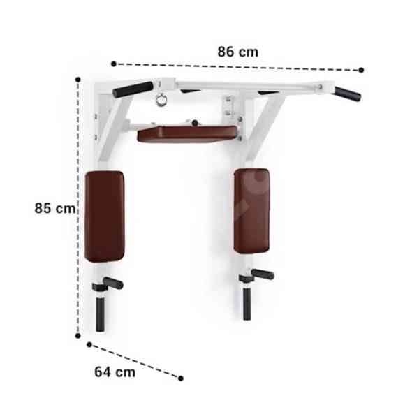 KLARFIT Bouncer Multigym, multifunkční hrazda, 200 kg, ocel