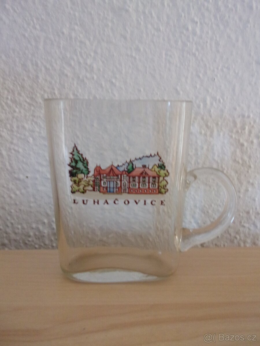 STARÝ SKLENĚNÝ LÁZEŇSKÝ POHÁREK - LUHAČOVICE