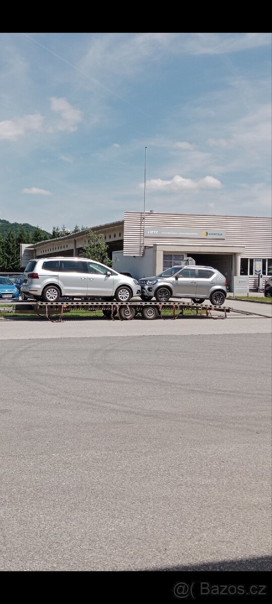 Autopřepravník na 2 auta Wiola 8x2.1m