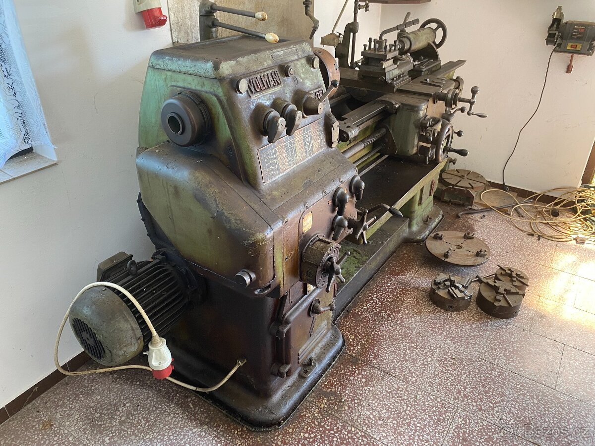Soustruh Volman S-35 (udržovaný + příslušenství ZDARMA)