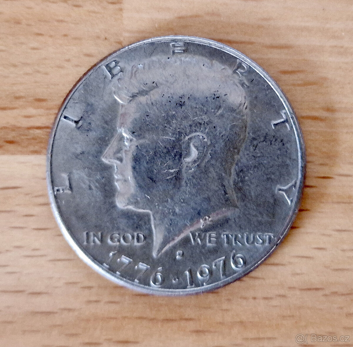 USA. 1/2 dollar 1976/D. Kennedy