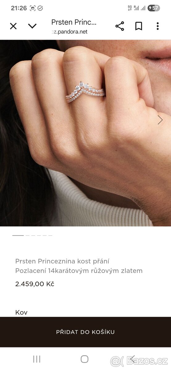 Prstýnek Pandora