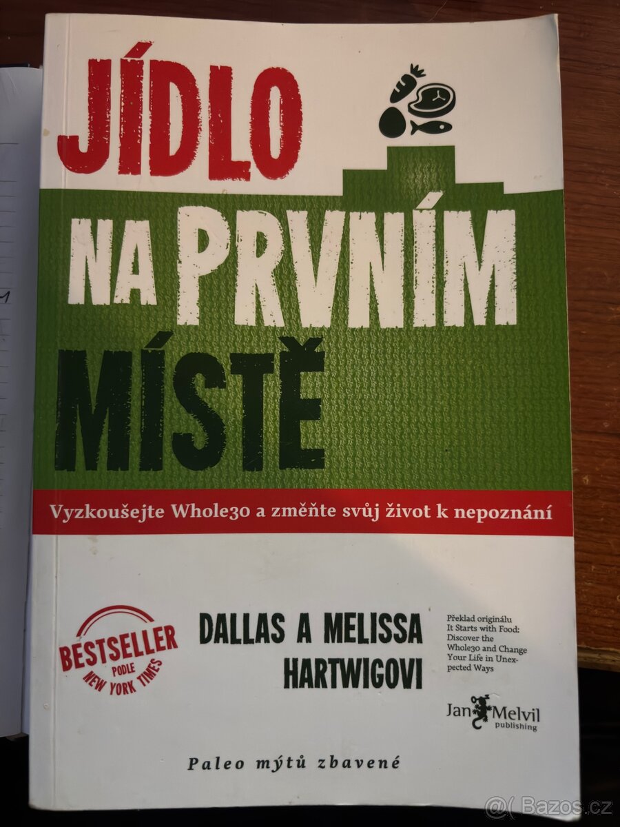 Prodám knihu Jídlo na prvním místě.