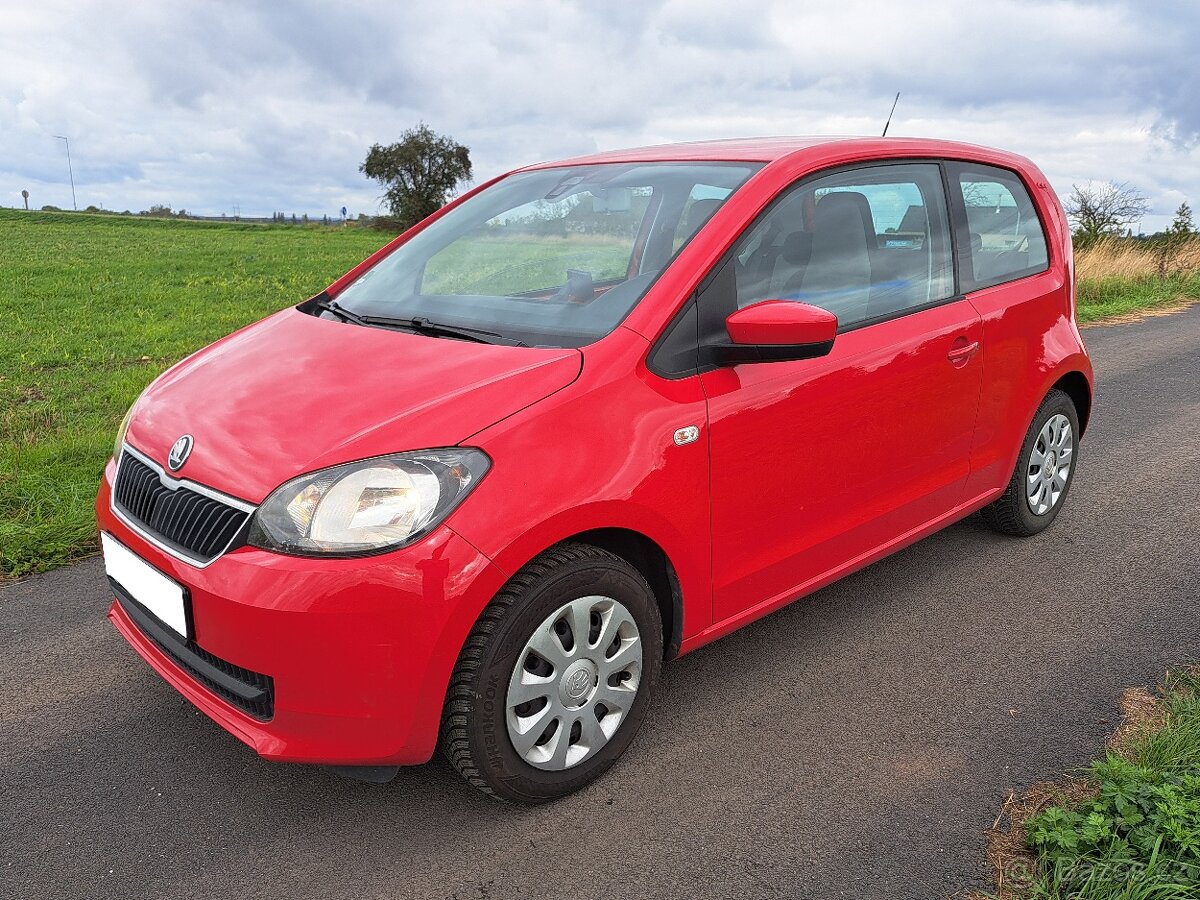 Škoda Citigo 1.0 mpi 44 kW, výhřev, klima