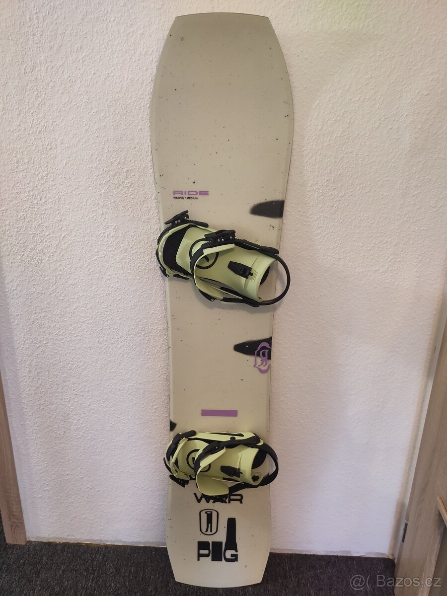 Snowboard kopmlet RIDE Warpig 151 + alu vázání Ride A-6 2023