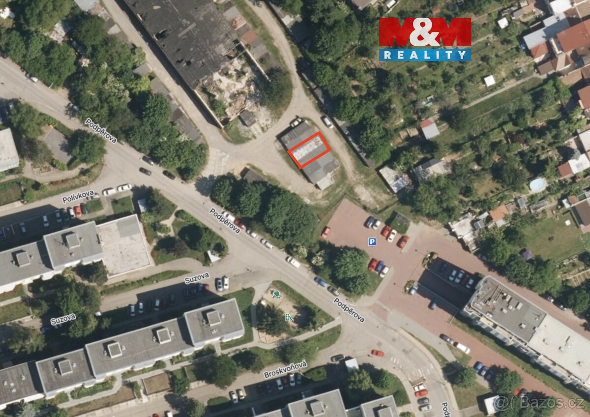 Prodej garáže, 16 m², Brno, ul. Podpěrova