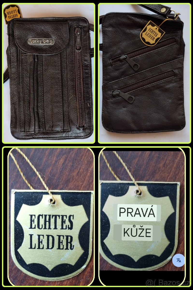 Kožená brašna - Lucky bag (nová)