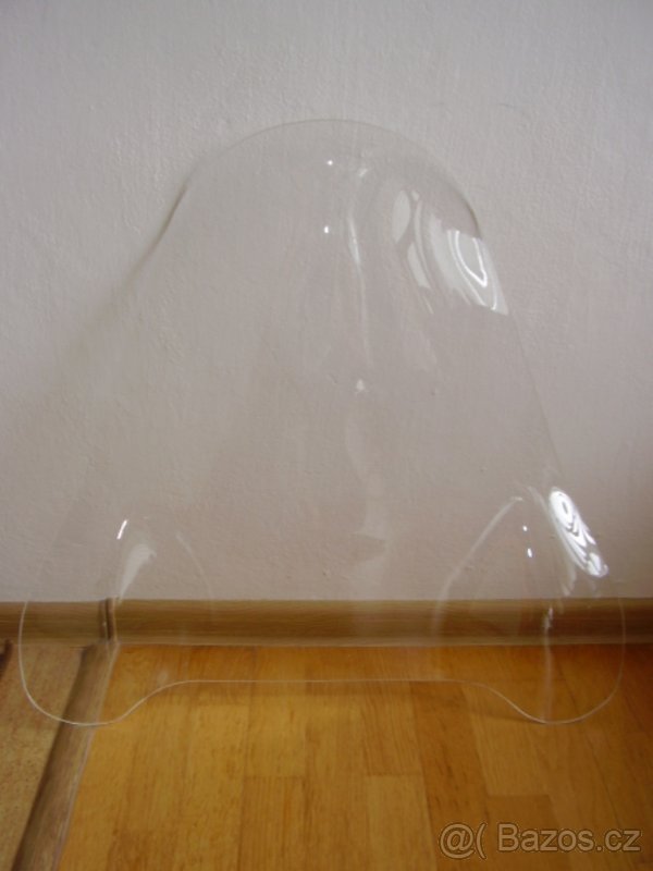 Nové plexištíty na skúter ČZ175/501 v prevedení pre stierač