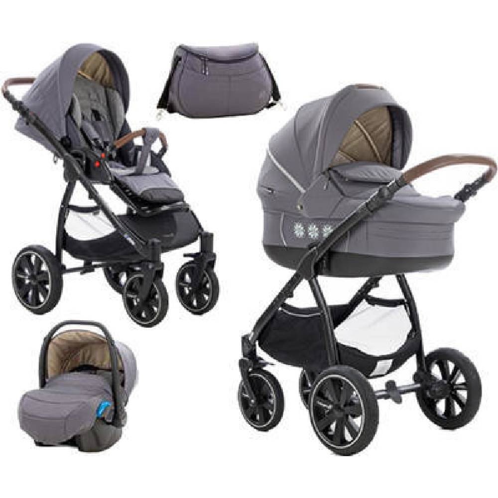 Noordi Fjordi 3v1 + autosedačka deep grey
