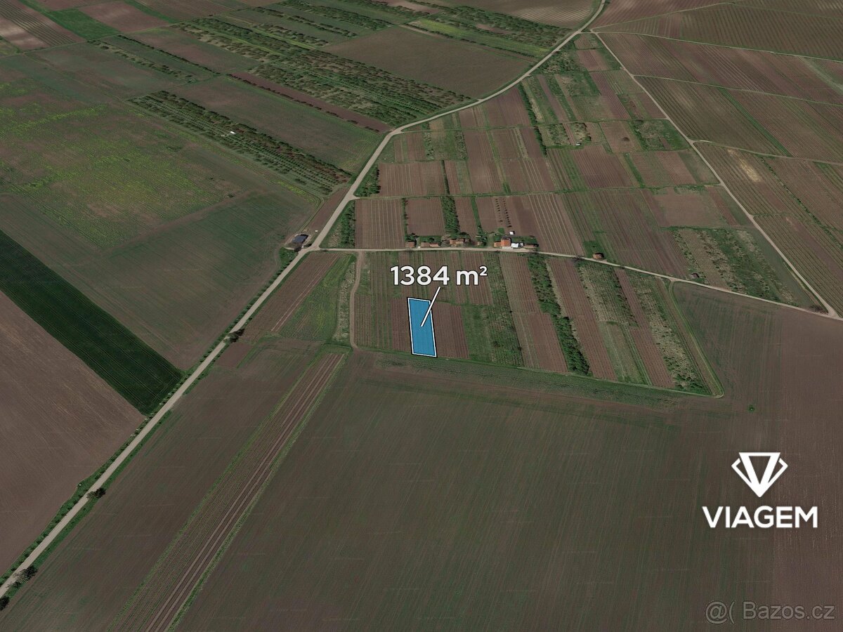 Pole 1 384 m², Podíl 33 % o výměře 461 m²