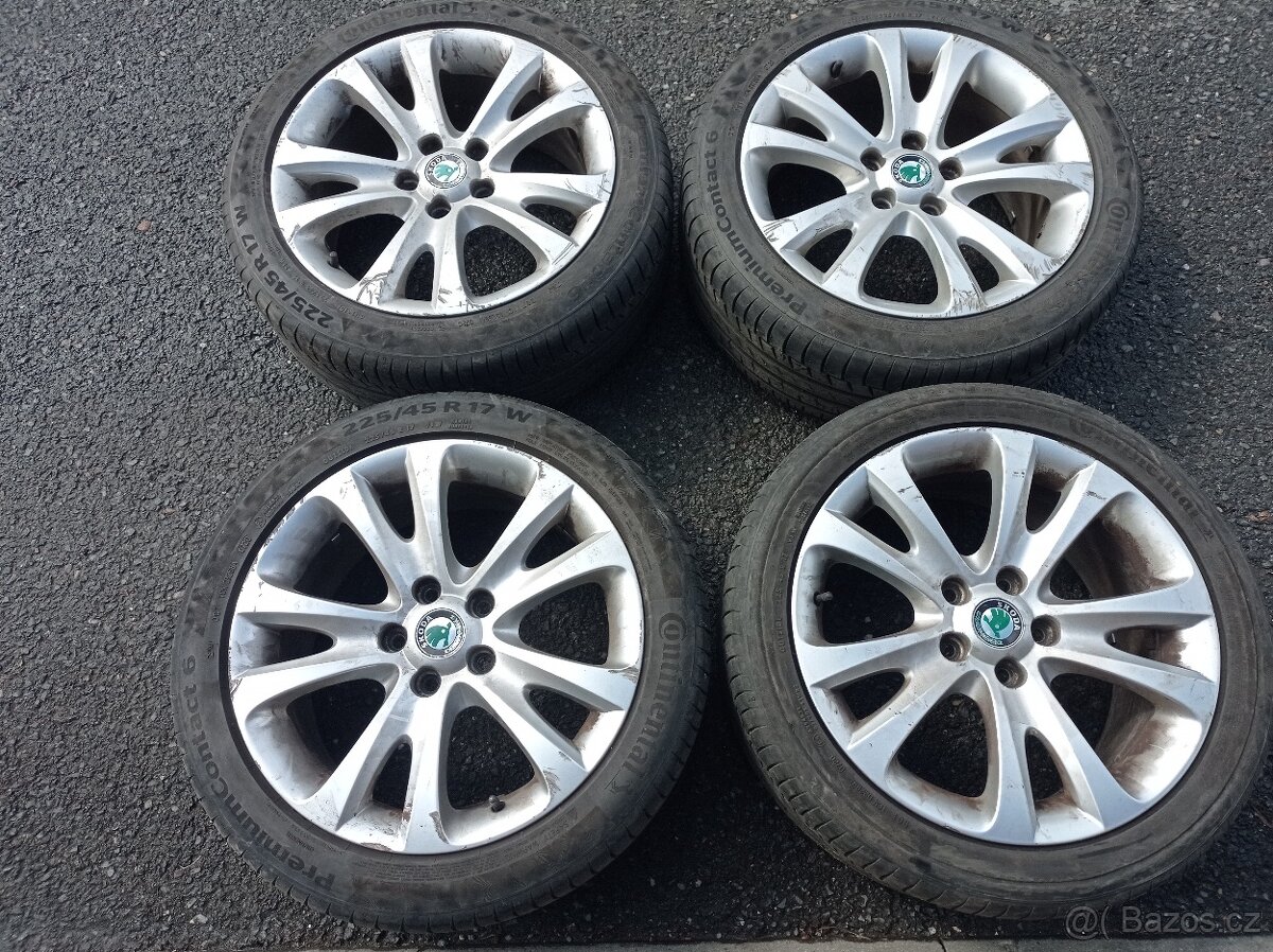 Letní 17" TRIFID ORIGINAL SKODA SUPERB II, OCTAVIA II,III
