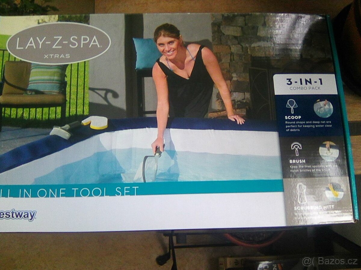 Čistící sada pro bazén - vířivku Lay-Z-Spa, 3-IN-1 nová