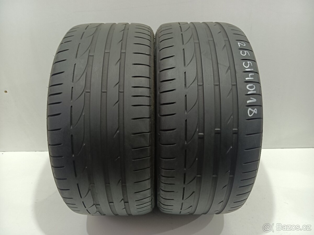 2ks letní pneu 255/40/18 Bridgestone