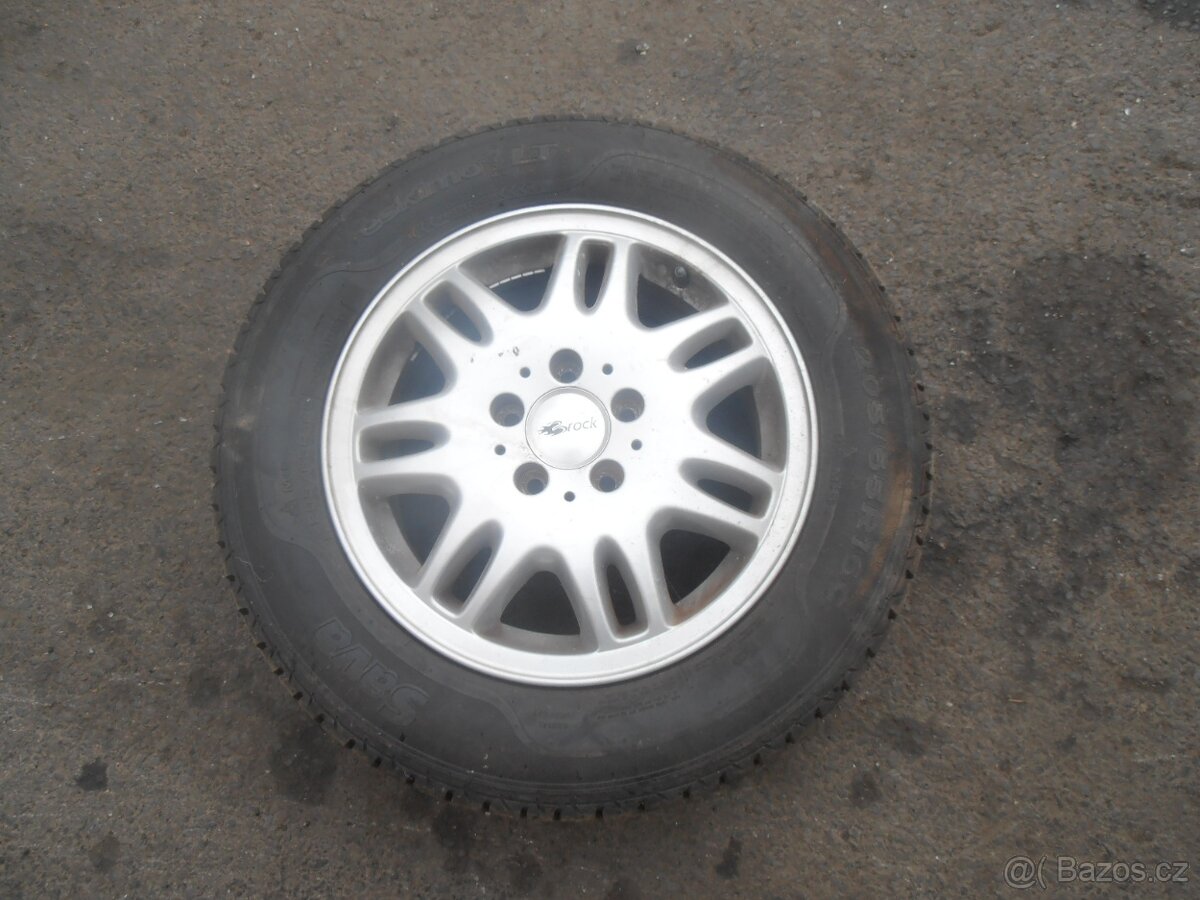 4x al kola 5x112 r16 + pneu zimní 205/65 R16C Mercedes Vito