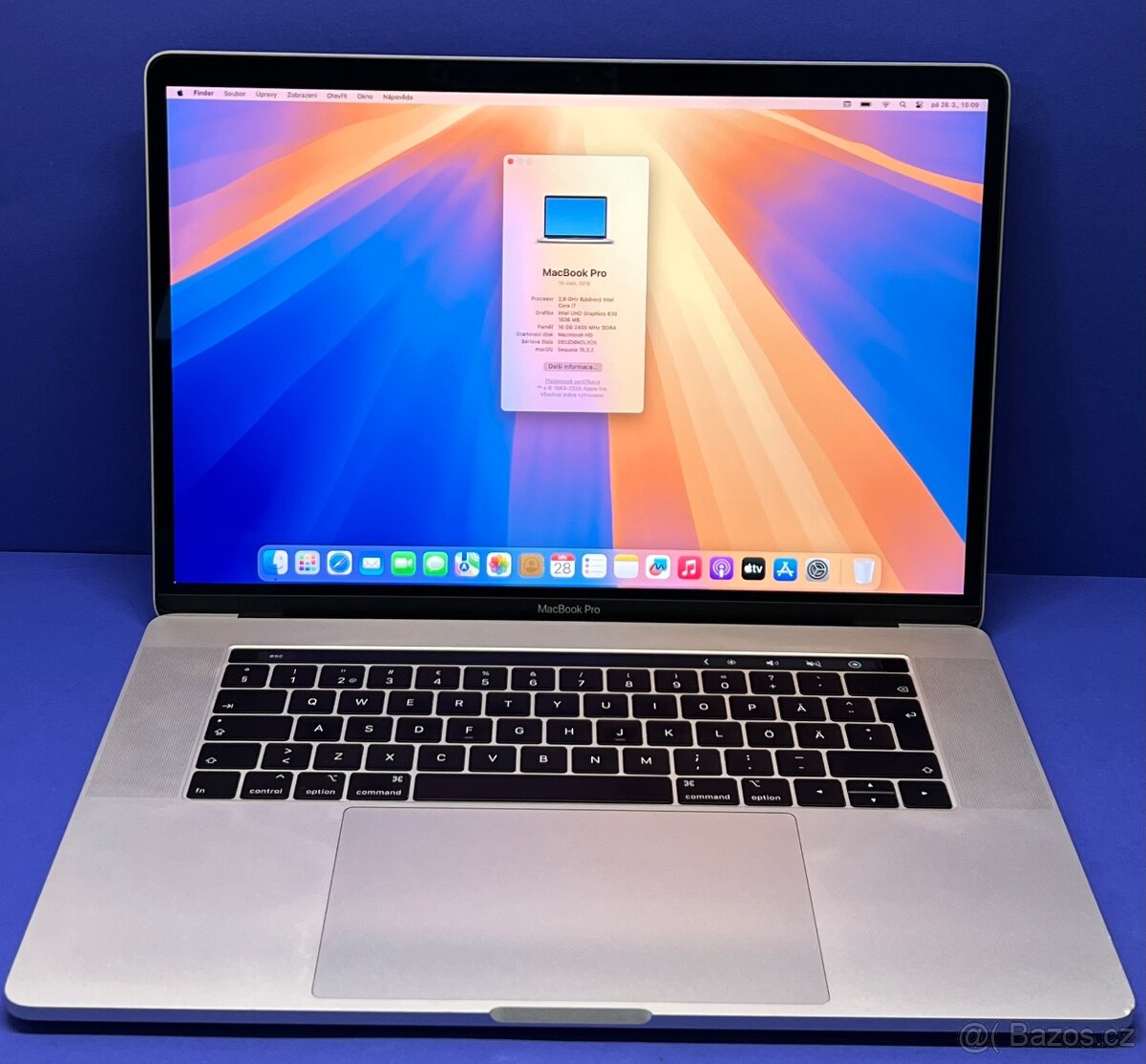 MacBook Pro 15” 2019/16GB RAM/Intel i7/256GB SSD/ Záruka