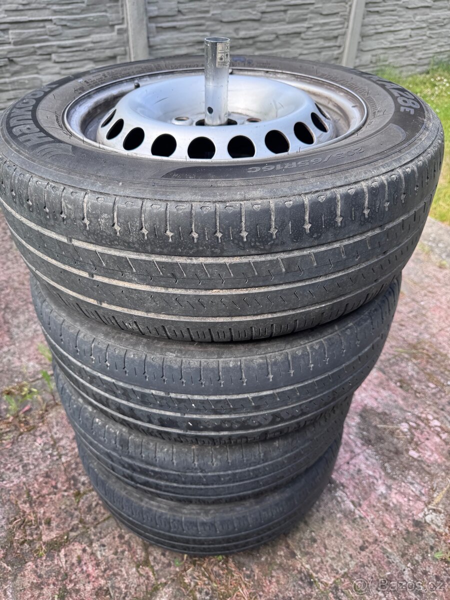 4x pneu na discích WV TRANSPORTER T6 2019