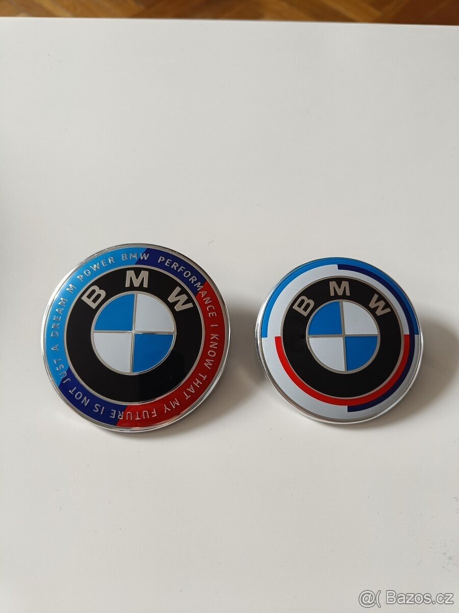 BMW znak přední logo 50 let výročí M 82mm